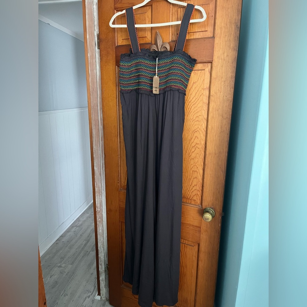 Natural Life Smocked Jumpsuit Size Large
